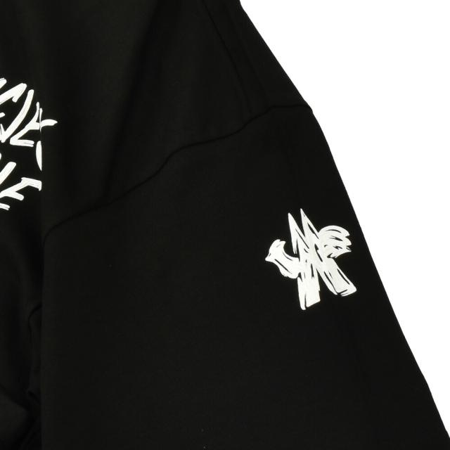 モンクレール グルノーブル Tシャツ メンズ カットソー クルーネック 半袖 ブラック 黒 MONCLER GRENOBLE T-SHIRT【送料無料】_3