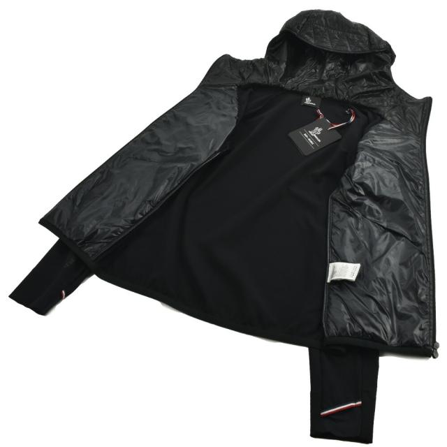 モンクレール パッド入りフーディ— メンズ ナイロンジャケット フード