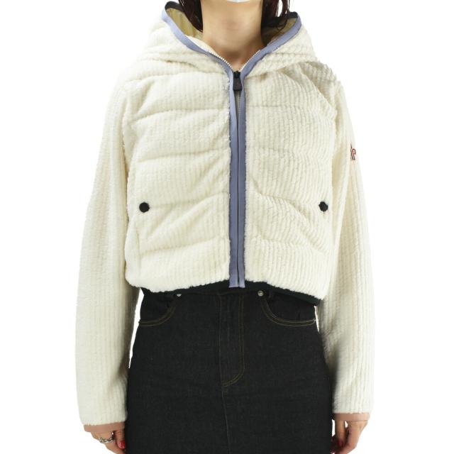 モンクレール　フード付きジャケット　カーディガン MONCLER MAGLIONE フード付きダウンジャケット カーディガン黒 MONCLER