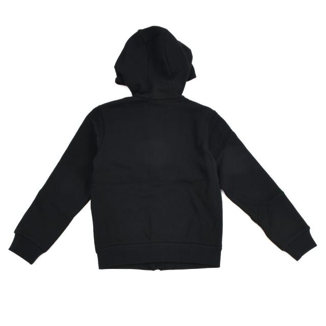 モンクレール ジップアップパーカー キッズ ジュニア 子供用 フーディー 異素材MIX パーカー ブラック 黒 MONCLER SWEAT SHIRT【送料無料】_1