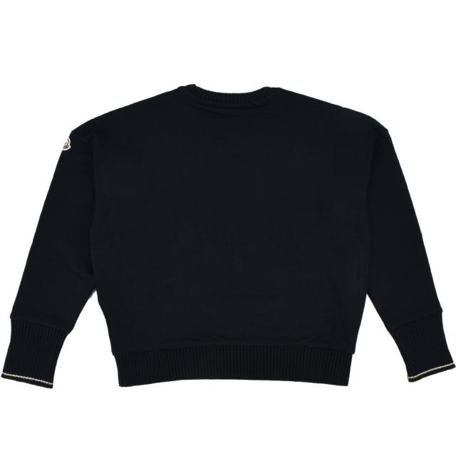 モンクレール ニット レディース キッズ セーター スウェットシャツ ネイビー MONCLER MAGLIA CON CAPPUCCIO【送料無料】 モンクレール ニット レディース キッズ セーター スウェットシャツ