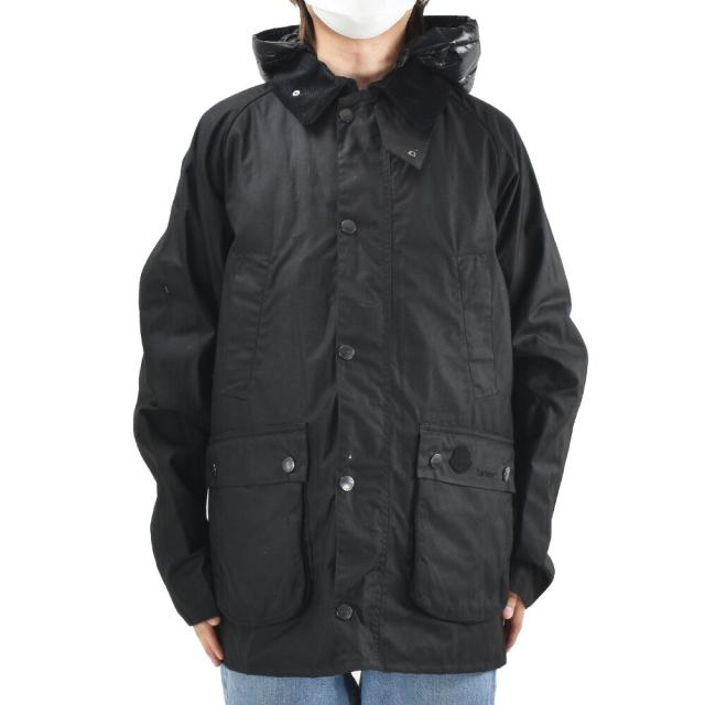 モンクレール ジーニアス MONCLER GENIUS バブアー WIGHTジャケット メンズ ダウンベスト フード付き バブアーコラボ ブラック 黒 BARBOUR 2 MONCLER 1952【送料無料】
