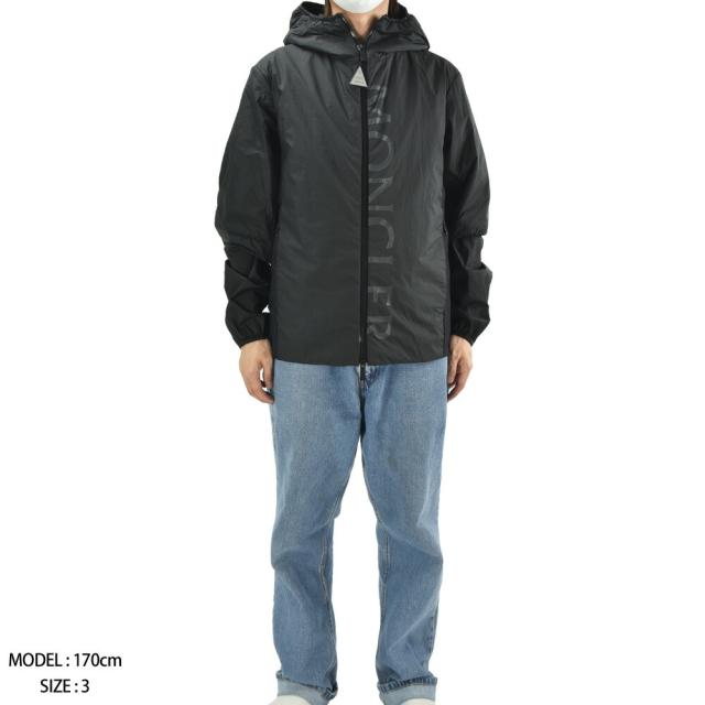 モンクレール MONCLER ウインドブレーカー メンズ フーテッドジャケット ウィンドジャケット ブラック 黒 ICHIRO GIUBBOTTO【送料無料】_3