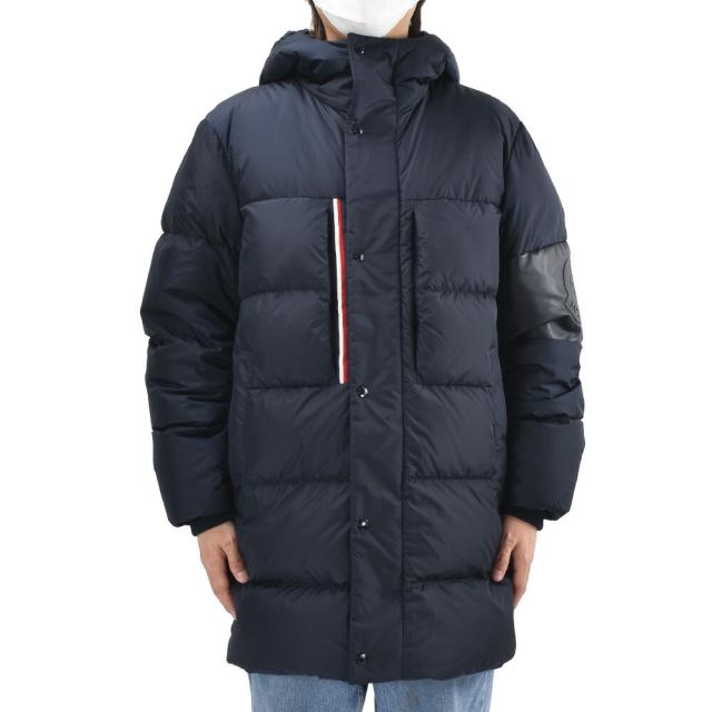 モンクレール MONCLER ダウンコート メンズ ダウンジャケット ブルゾン フード付き ナイロンジャケット ネイビー MARCEAU GIUBBOTTO【送料無料】