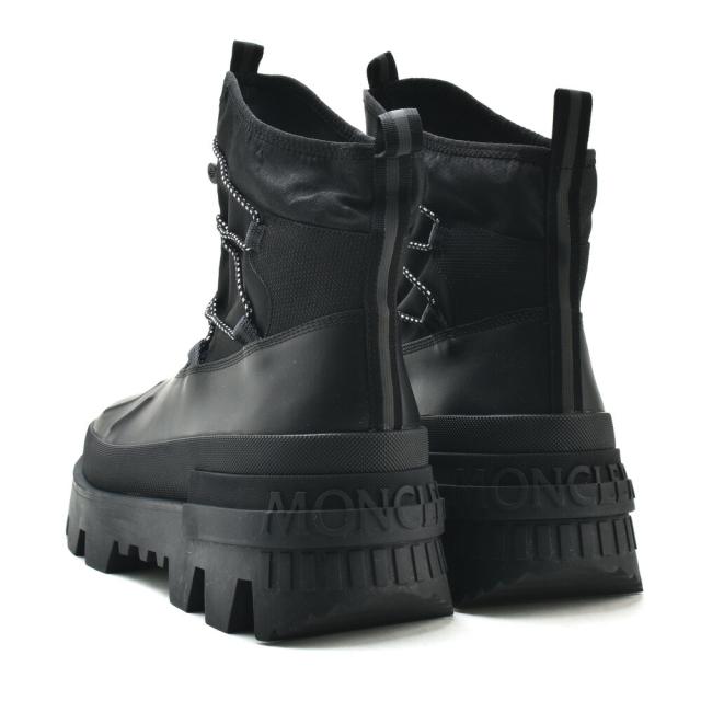 モンクレール ブーツ メンズ レースアップブーツ レザー ブラック 黒 MALLARD MONCLER 【送料無料】_2