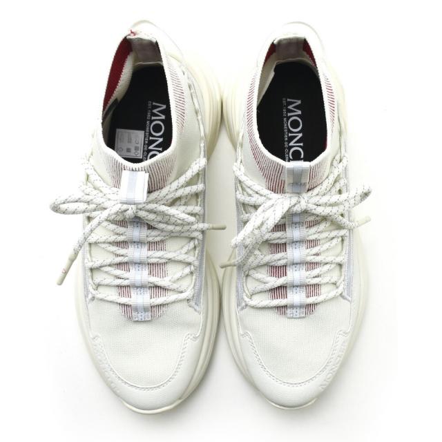 モンクレール モンテランナー スニーカー レディース ソックススニーカー ハイカット ホワイト ブルー MONTA RUNNER MONCLER 【送料無料】_5