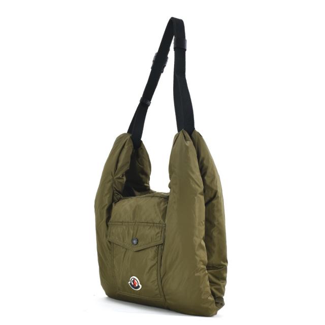 モンクレール MONCLER トートバッグ レディース ショルダーバッグ ミディアム トート ハンドバッグ 2WAYバッグ カバン バッグ カーキ NEW LEGERE MEDIUM TOTE【送料無料】_1