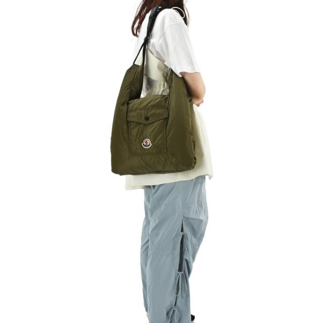 モンクレール MONCLER トートバッグ レディース ショルダーバッグ ミディアム トート ハンドバッグ 2WAYバッグ カバン バッグ カーキ NEW LEGERE MEDIUM TOTE【送料無料】_3