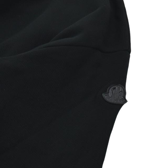 モンクレール スウェット レディース トレーナー コットン メタリックロゴ ホワイト ブラック 白 黒 SWEATSHIRT MONCLER 【送料無料】_6