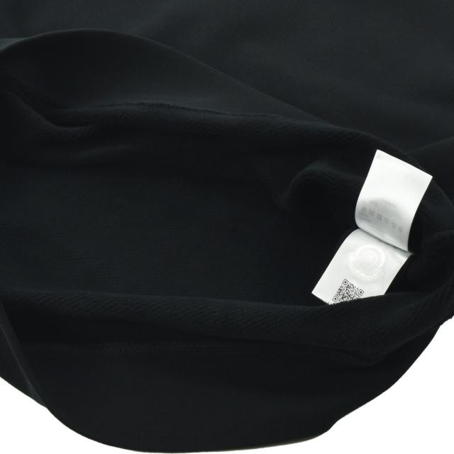 モンクレール スウェット レディース トレーナー コットン メタリックロゴ ホワイト ブラック 白 黒 SWEATSHIRT MONCLER 【送料無料】_7