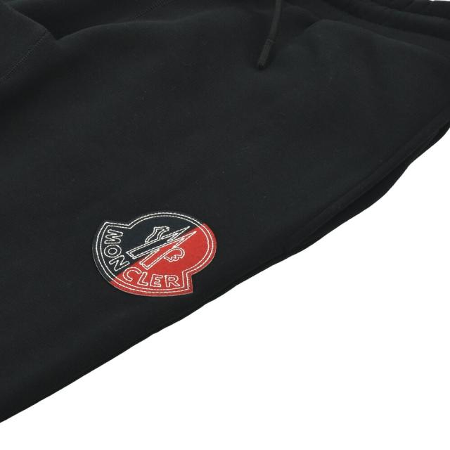 モンクレール ジーニアス スウェットパンツ メンズ トラックパンツ バイカラーロゴ ブラック 黒 MONCLER GENIUS【送料無料】_4