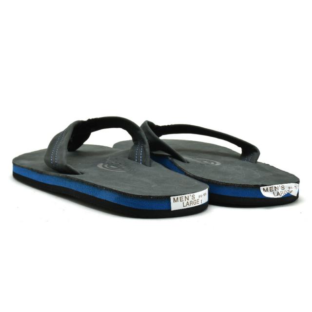 レインボーサンダルズ ビーチサンダル メンズ レザーサンダル ブラック 黒 RAINBOW SANDALS【送料無料】_2