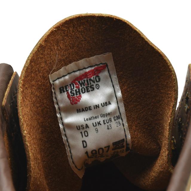 レッドウィング 1907 REDWING アイリッシュセッター 6-INCH MOC TOE BOOT COPPER 6インチモックトゥ ブーツ コッパー ラフ＆タフ レザー ワークブーツ 【送料無料】_4