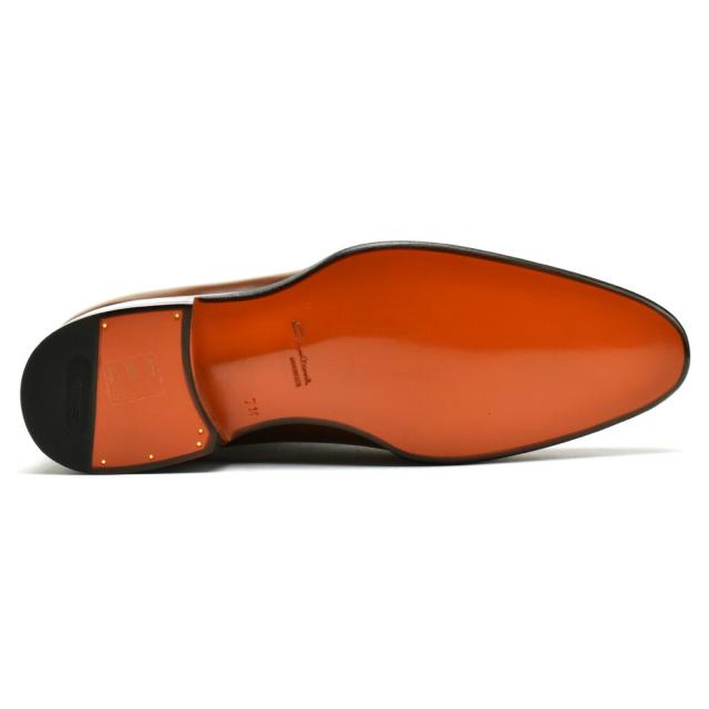 サントーニ ビジネスシューズ メンズ ドレスシューズ プレーントゥ ブラウン 茶 Santoni【送料無料】_3