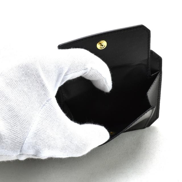 サントーニ ラ 二つ折り財布 メンズ ウォレット 財布 ブラック 黒 Santoni【送料無料】 サントーニ ラ 二つ折り財布 メンズ ウォレット 財布 シボレザー