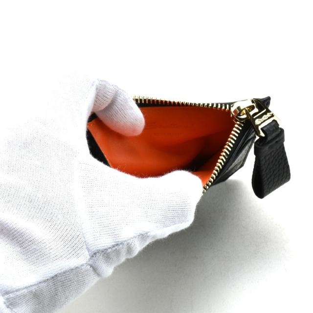 サントーニ 財布 小銭入れ メンズ ケース カードケース シボレザー ブラック 黒 Santoni【送料無料】 サントーニ 財布 小銭入れ メンズ コインケース カードケース