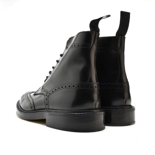 トリッカーズ カントリーブーツ メンズ ブラック 黒 BLACK ダブルレザーソール ウィングチップ ブローグシューズ TRICKER'S 2508【送料無料】 トリッカーズ カントリーブーツ メンズ ブラック 黒 BLACK ダブル