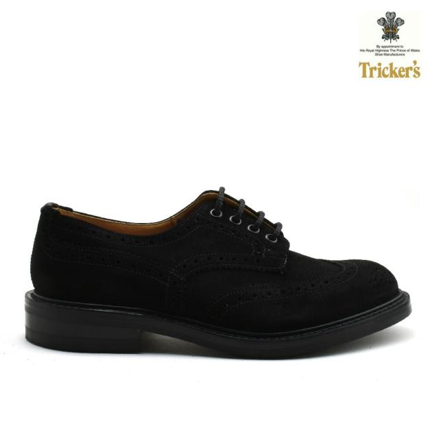 トリッカーズ バートン カントリー メンズ ドレスシューズ スエード ブラックレペロ 黒 TRICKER'S M5633  Bourton Country Shoe【送料無料】