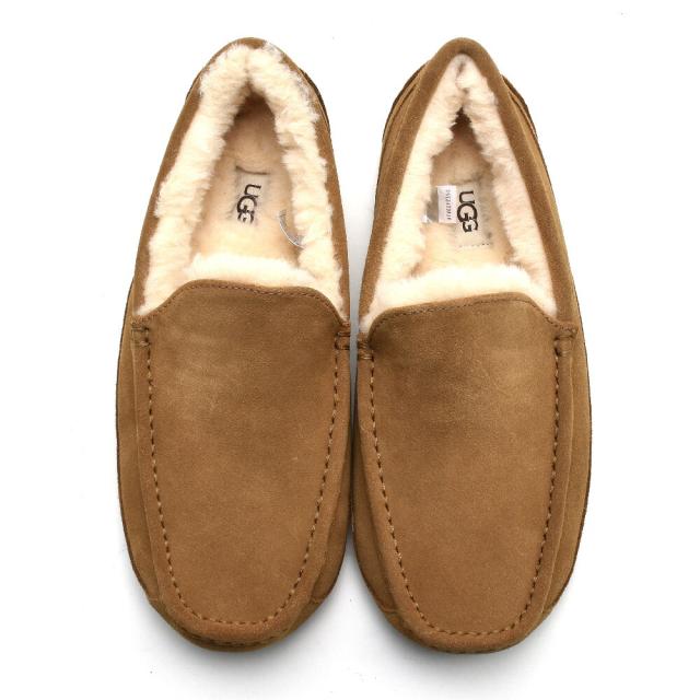 アグ アスコット モカシン メンズ スリッポン シープスキン ムートン ブラウン ブラック チャコール グレー UGG ASCOT_6