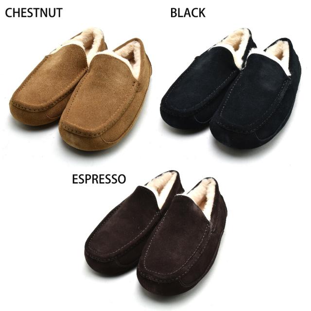 アグ アスコット モカシン メンズ スリッポン シープスキン フムートン ブラウン ブラック UGG M ASCOT【送料無料】_1