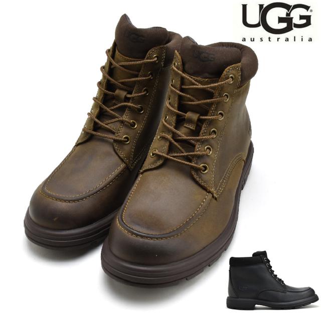 アグ ビルトモア ミッド ブーツ メンズ レザー レースアップ 防水 ブラック ブラウン UGG BILTMORE MID【送料無料】