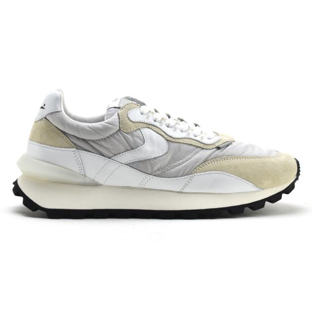 ボイルブランシェ VOILE BLANCHE スニーカー メンズ ダッドスニーカー ローカットスニーカー シューズ 靴 グレー ベージュ QWARK HYPE MAN【送料無料】