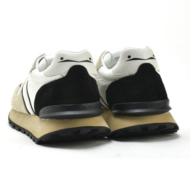 ボイルブランシェ VOILE BLANCHE スニーカー メンズ ローカットスニーカー シューズ 靴 ベージュ ホワイト PARIS RACE MAN W【送料無料】 ボイルブランシェ VOILE BLANCHE スニーカー メンズ ローカット