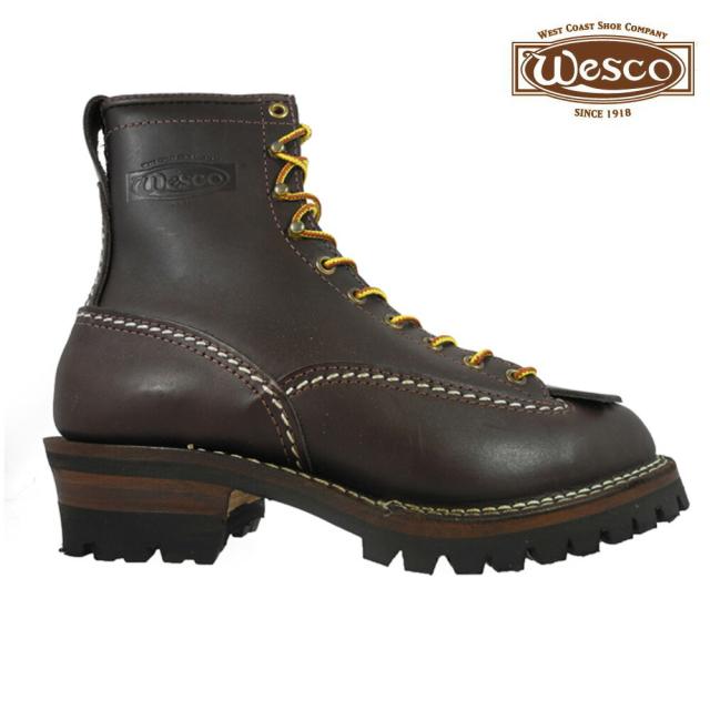 ウェスコ WESCO Custom Jobmaster BROWN 108100 Leather Height 8inch Vibram Sole ウエスコ カスタム ジョブマスター 8インチ ビブラム ソール ブラウン ワークブーツ 【送料無料】