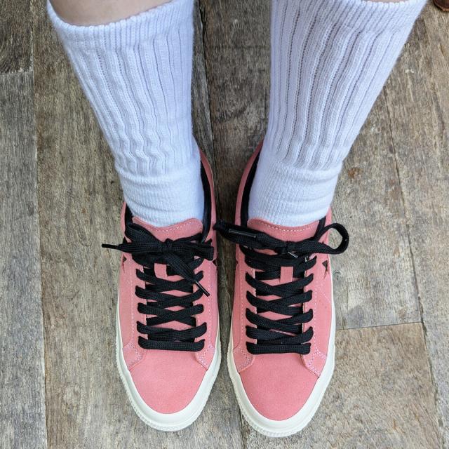 コンバース CONVERSE ONE STAR SUEDE ワンスター スエード レディース スニーカー ローカット ピンク DUSTY PINK 33702420【送料無料】_8
