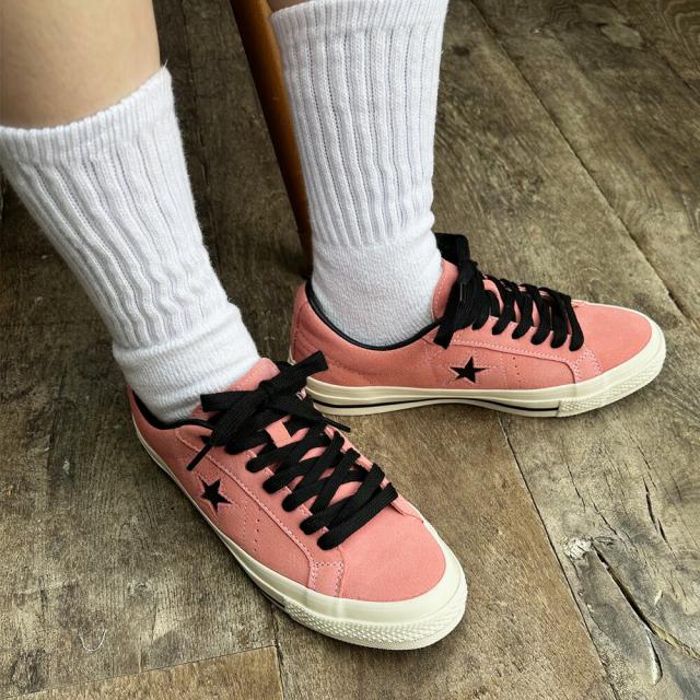 コンバース CONVERSE ONE STAR SUEDE ワンスター スエード レディース スニーカー ローカット ピンク DUSTY PINK 33702420【送料無料】_9