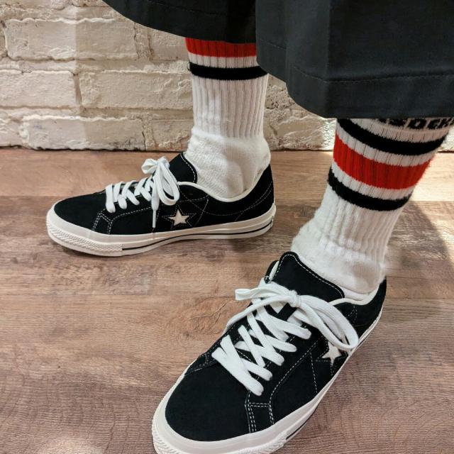コンバース CONVERSE ワンスター スエード メンズ シューズ ローカット スニーカー ブラック ONE STAR SUEDE【送料無料】_7