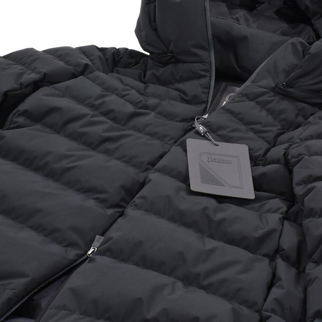 ヘルノ HERNO ダウンジャケット レディース ダウンコート ファンクショナルワードローブ フード付き 撥水 ブラック 黒 FUNCTIONAL WARDROBE【送料無料】_10