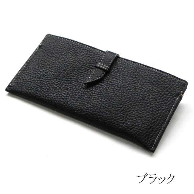 スリムウォレット ベルト差込型 長財布 スリム 薄型 軽い 牛革 ブラウニー_13