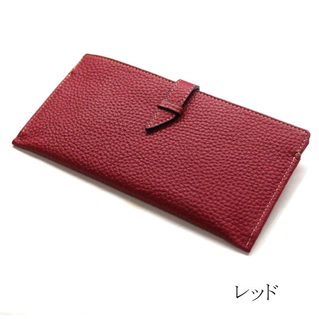 スリムウォレット ベルト差込型 長財布 スリム 薄型 軽い 牛革 ブラウニー_9