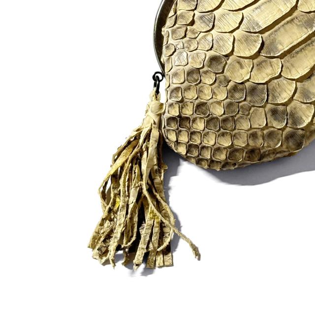 がま口 口金 がま口財布 レディース メンズ 本革 パイソン マット