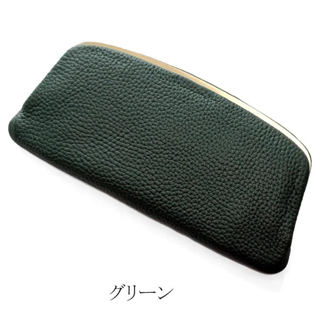 天溝がま口 長財布 がま口 がま口長財布 財布 がま口財布 天溝押口 くし型 天溝 口金 薄型 薄い スリム 日本製 本革 レディース 本革 牛革 シュリンク ブラウニー_9
