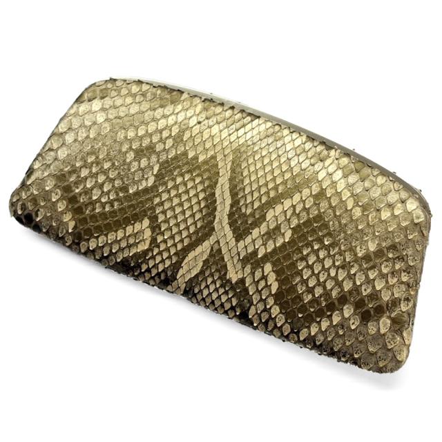 天溝がま口 長財布 がま口 がま口長財布 財布 がま口財布 天溝押口 くし型 天溝 口金 薄型 薄い スリム 日本製 本革 レディース 本革 パイソン 財布 モラレス パール