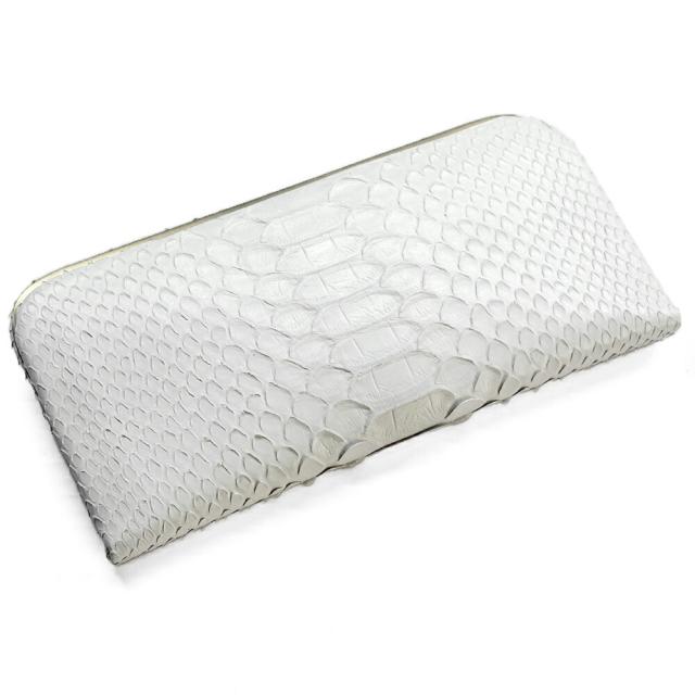 天溝がま口 パイソン 財布 長財布 がま口 がま口長財布 がま口