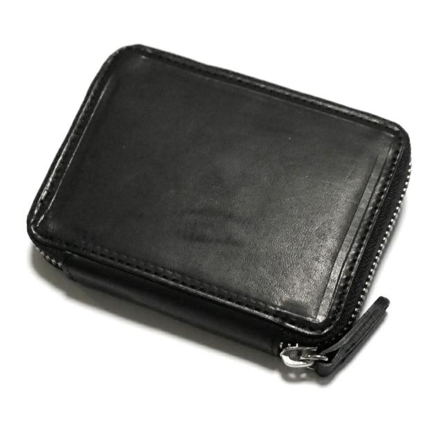 カードケース ラウンドファスナー 本革 馬革 ホースレザー じゃばら式 大容量 メンズ レディース スマート ICカード クレジット 名刺入れ ギフト プレゼント