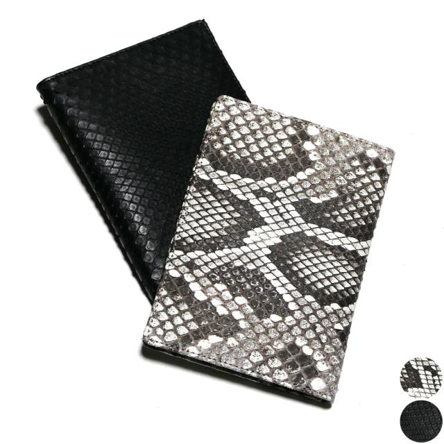 カードケース カード入れ 薄型 大容量 モラレス パイソン 蛇 ヘビ マット２