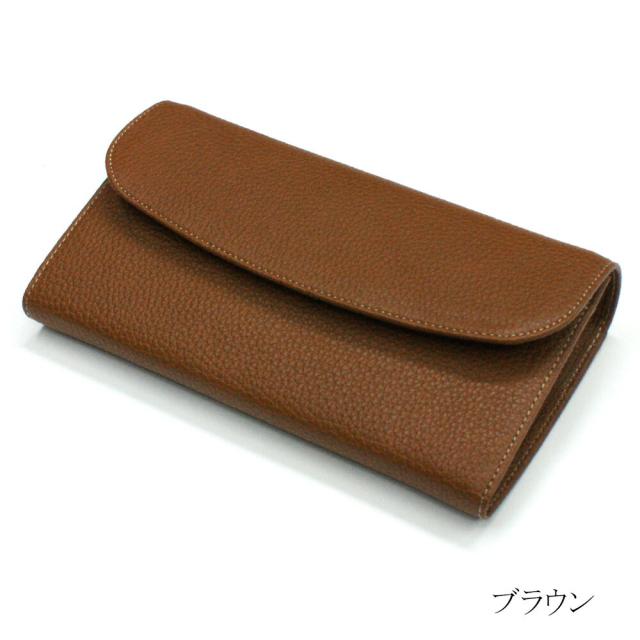 長財布 ギャルソン オープンマチ付 / 牛革 ブラウニー2 全9色