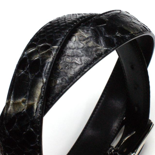 値引き PAUL SMITH COLLECTION ベルト(蛇革) 【値下げ】 Paul Smith メンズベルト メンズ　ベルト　ヘビ革