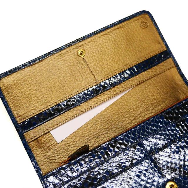パイソン 財布 長財布 万能タイプ ダイヤモンドパイソン 蛇革 ヘビ革