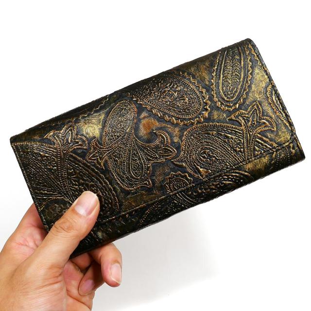 パイソン 長財布 本革 財布 万能タイプ 小銭入れあり パイソン革 蛇革 ヘビ革 カード収納 ポケット収納 仕切り収納 大容量 長札 レザー財布 本革長財布 日本製 ウェーブ風型押し仕上げ ベージュ 2 長財布 本革 パイソン 財布 万能タイプ 小銭入れあり パイソン革 蛇革