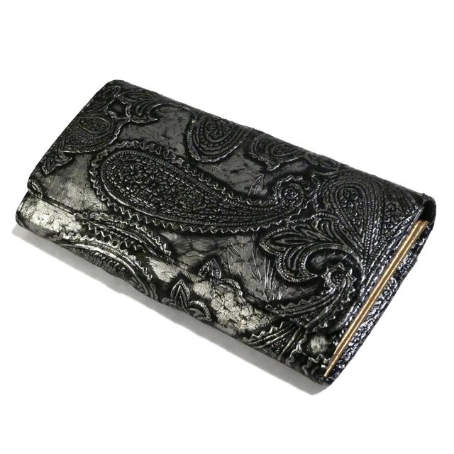 パイソン 財布 長財布 万能タイプ / 本革 パイソン革 ヘビ革