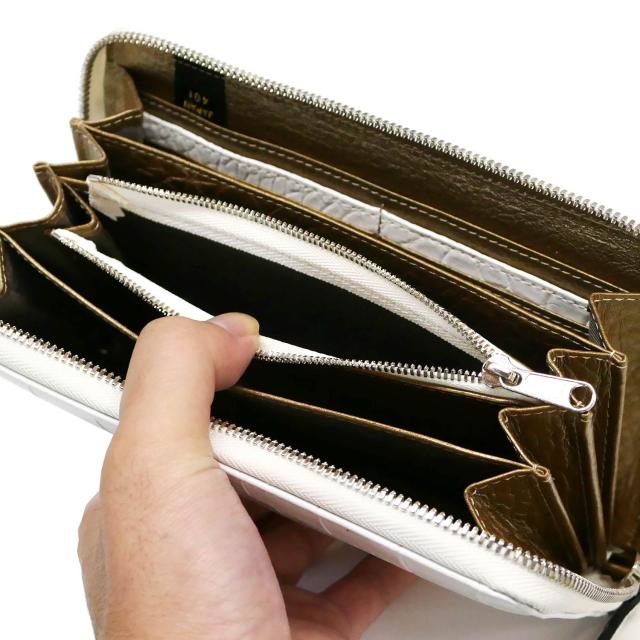 長財布　超薄　ヒマラヤクロコダイル　ワイルドハーツ 長財布 超薄 ヒマラヤクロコダイル ワイルドハーツ ファスナー