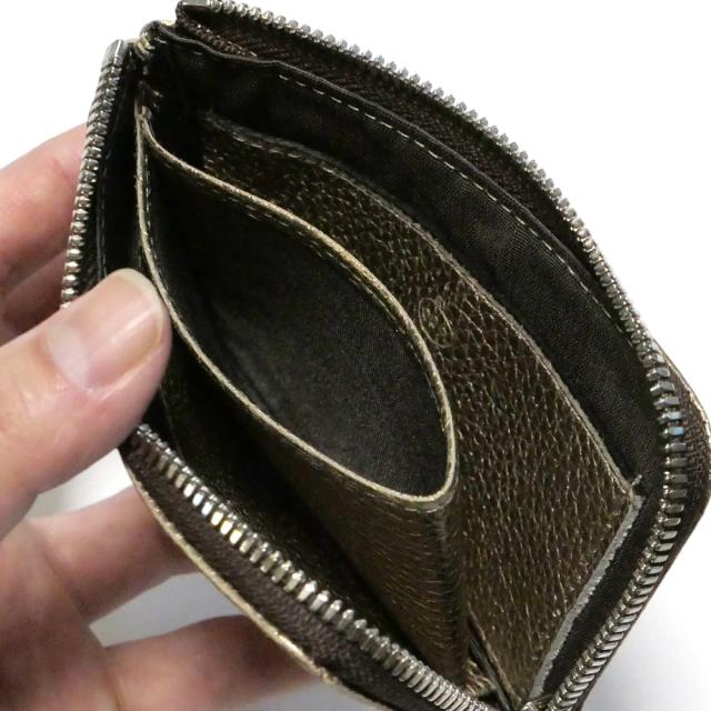 L字ファスナー財布 メンズ レディース 小銭入れあり カード収納 薄型