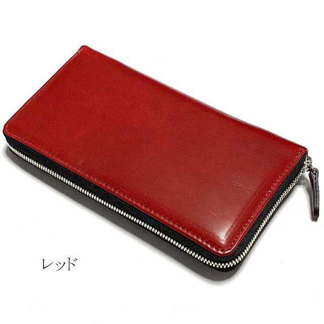 ラウンドファスナー長財布 ファスナー長財布 長財布 / 本革 新喜皮革 馬革 オイルポニー_9