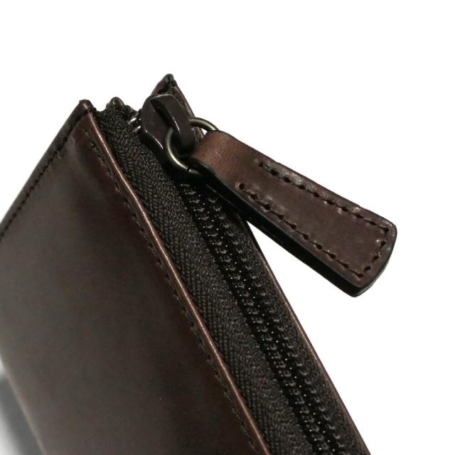 L字ファスナー財布 メンズ レディース マチ付き 小銭入れあり カード収納 コンパクト 本革 新喜皮革 馬革 オイルポニー_5