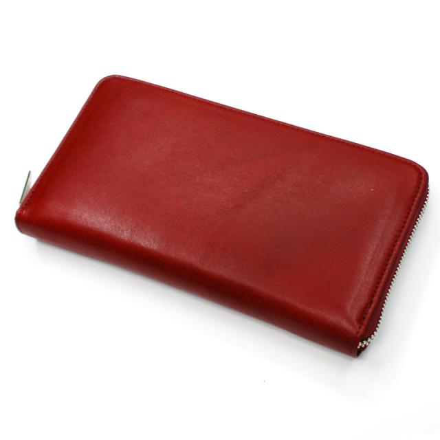 長財布 ラウンドファスナー長財布 メンズ レディース 財布 サイフさいふ 札入れ 大容量 牛革 オイルプルアップレザー オイルプルアップ ワイン